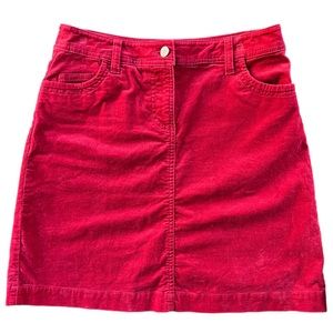 Boden Cherry A-Line Skirt